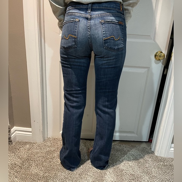 7 For All Mankind low rise bootcut/flare jeans - Picture 10 of 10